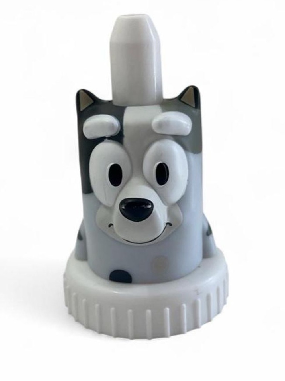 Muffin Heeler from Bluey Good 2 Grow Juice Topper & Empty Juice Bottle